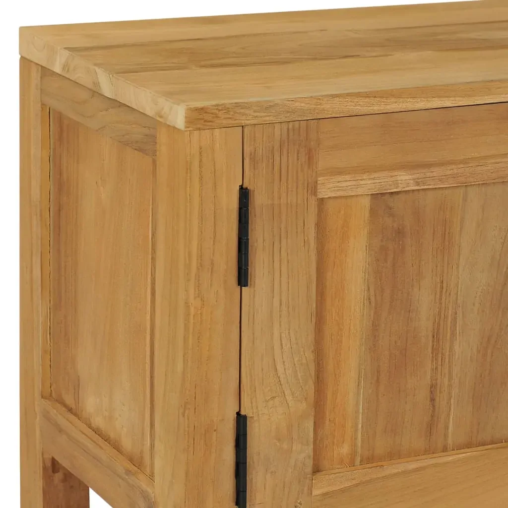 TV Cabinet 120x32x45 cm Solid Teak Wood Price