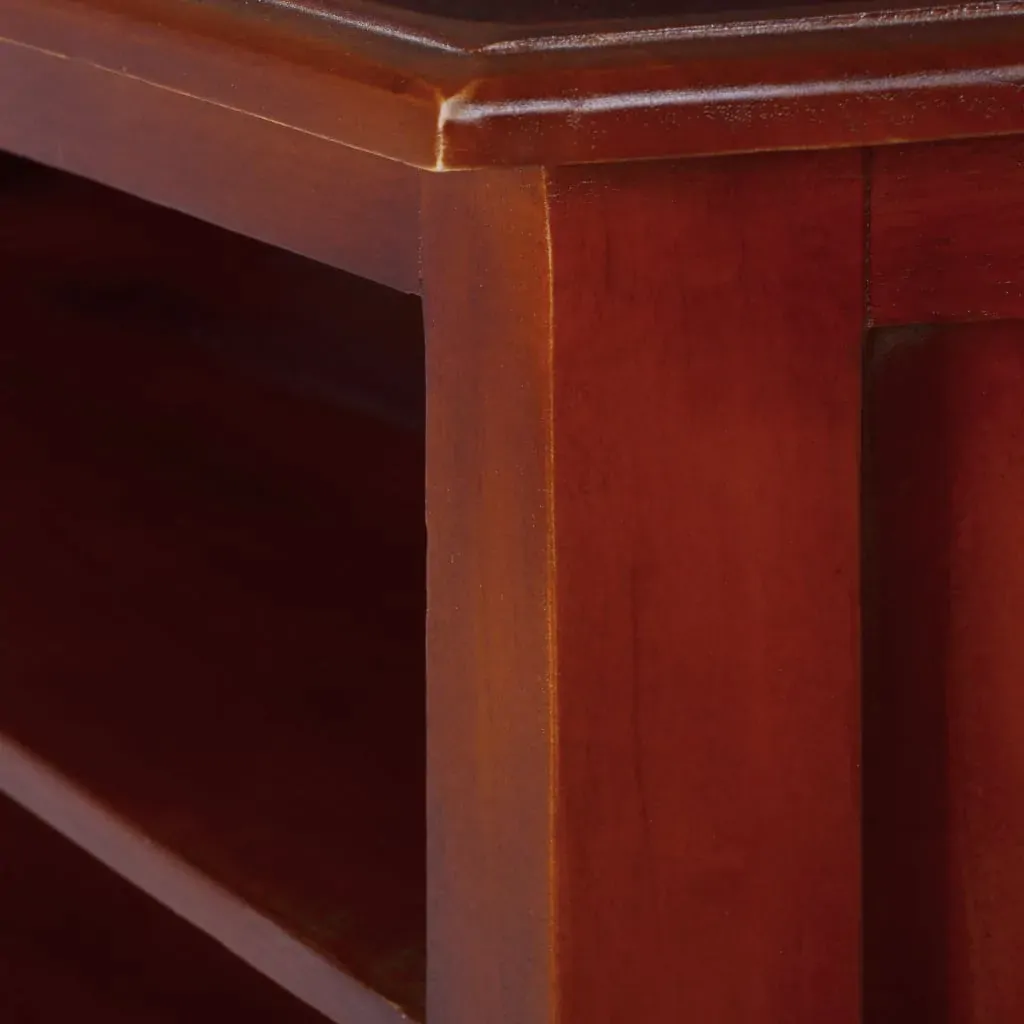 Corner TV Cabinet Classical Brown Solid Mahogany Wood Price
