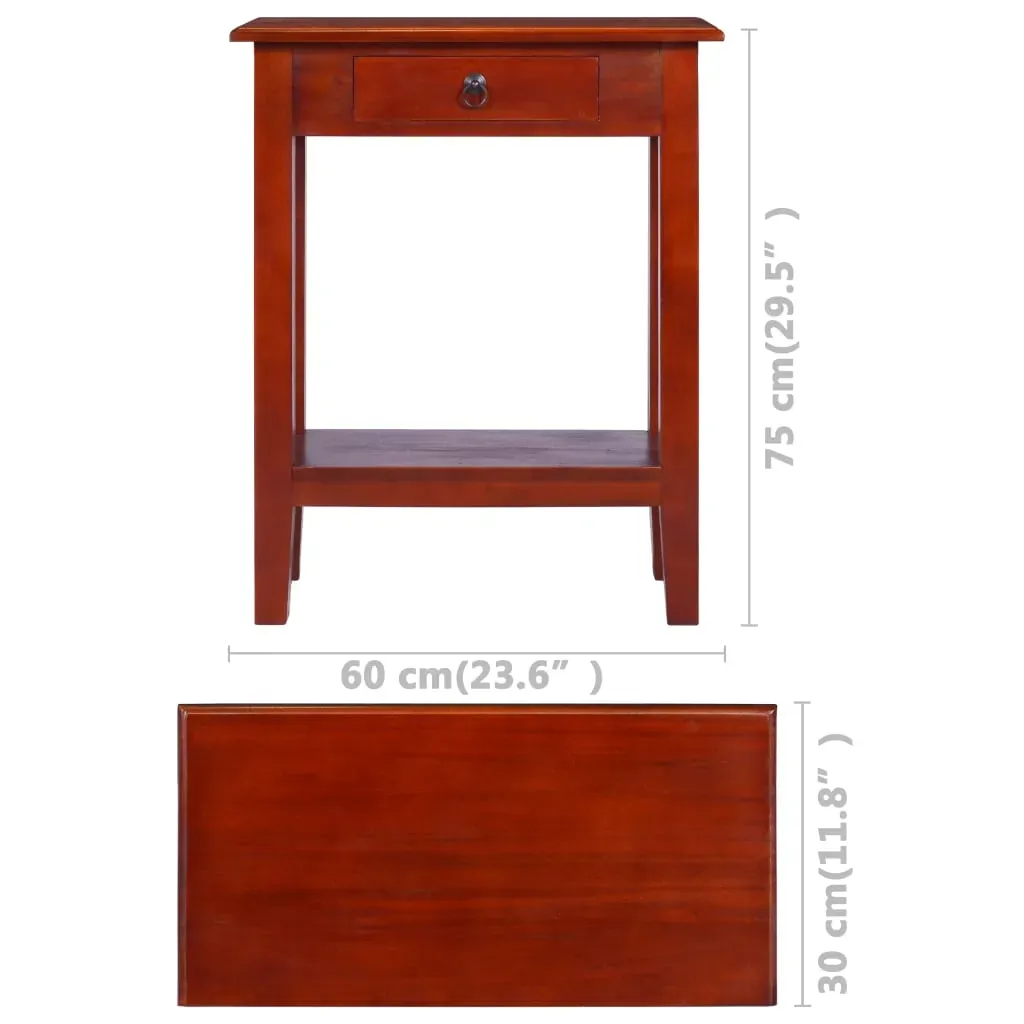 Console Table Classical Brown 60x30x75 cm Solid Mahogany Wood Price