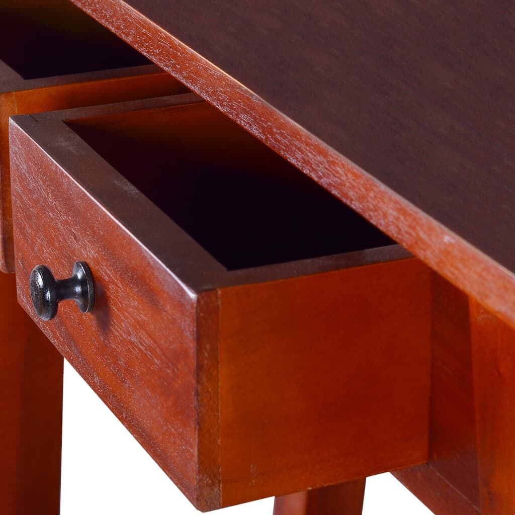 Console Table Classical Brown 90x30x75cm Solid Mahogany Wood Price
