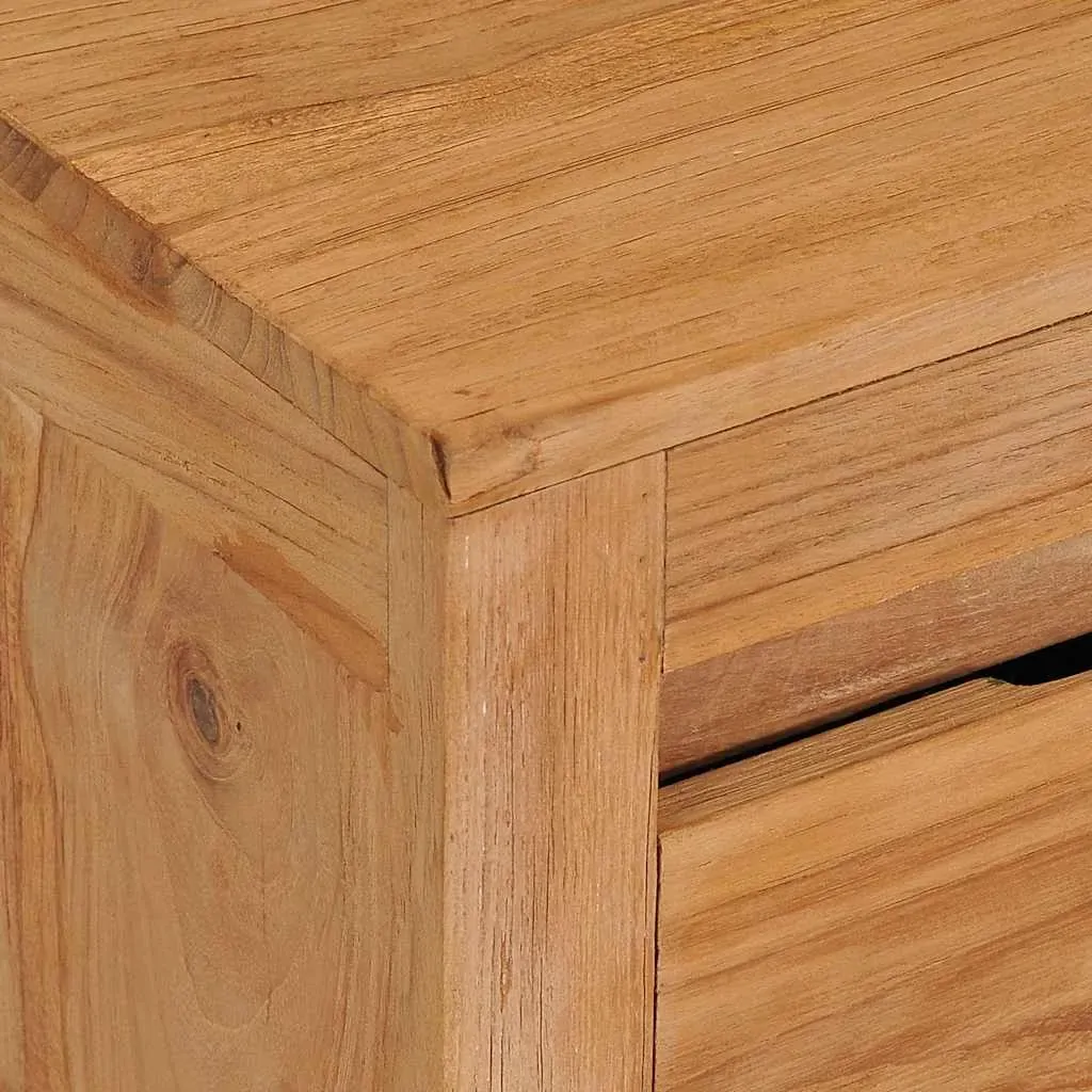 TV Cabinet 115x30x35 cm Solid Teak Wood Price