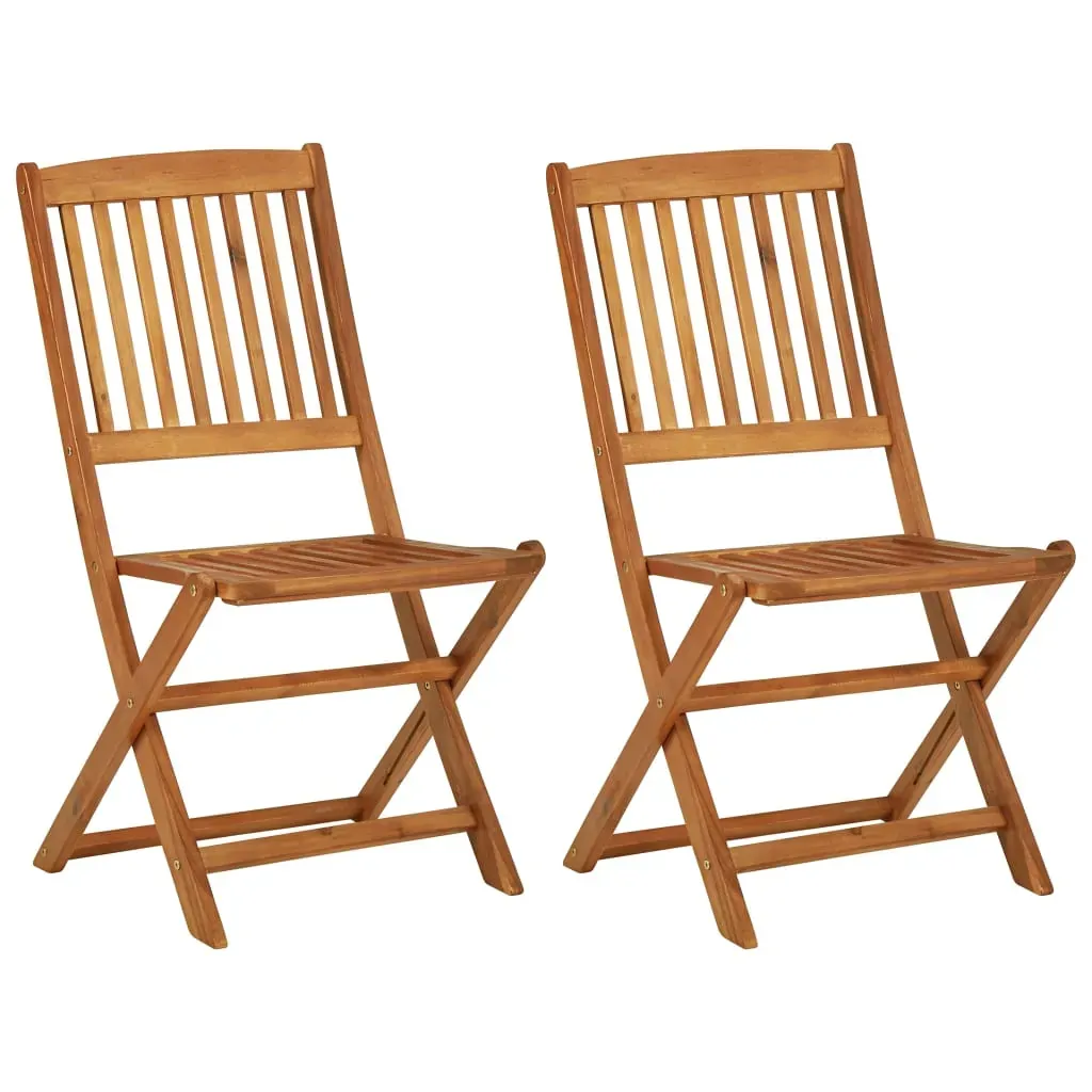 3 Piece Folding Garden Dining Set Solid Acacia Wood Price