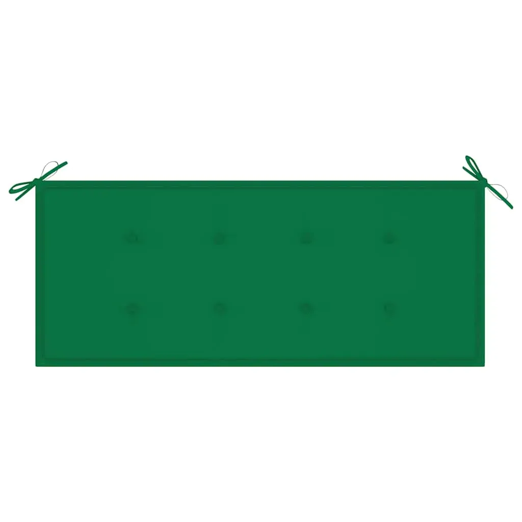 2-Seater Garden Bench with Cushion 120 cm Solid Eucalyptus Wood Price