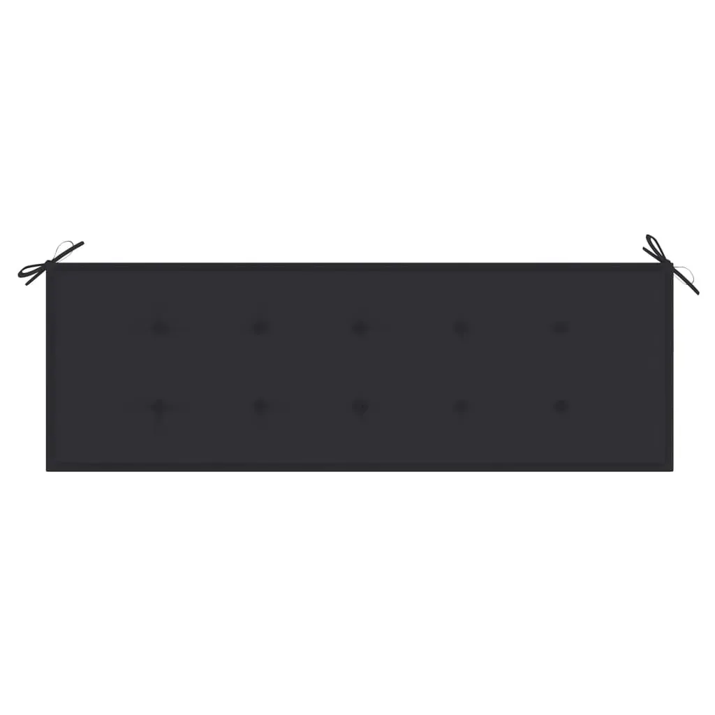 3-Seater Garden Bench with Cushion 150 cm Solid Eucalyptus Wood Price