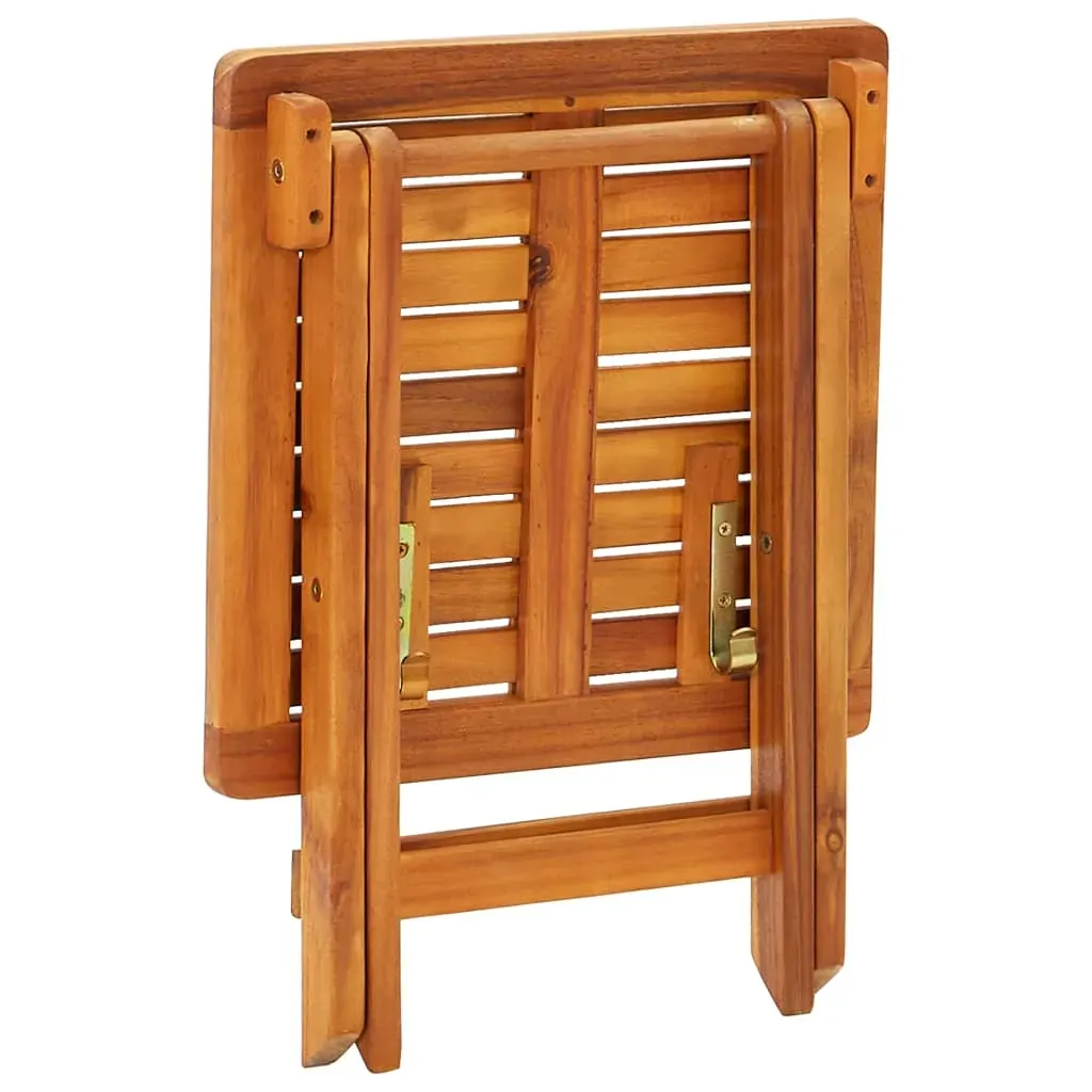 Garden Sun Lounger with Table and Cushion Solid Acacia Wood Price