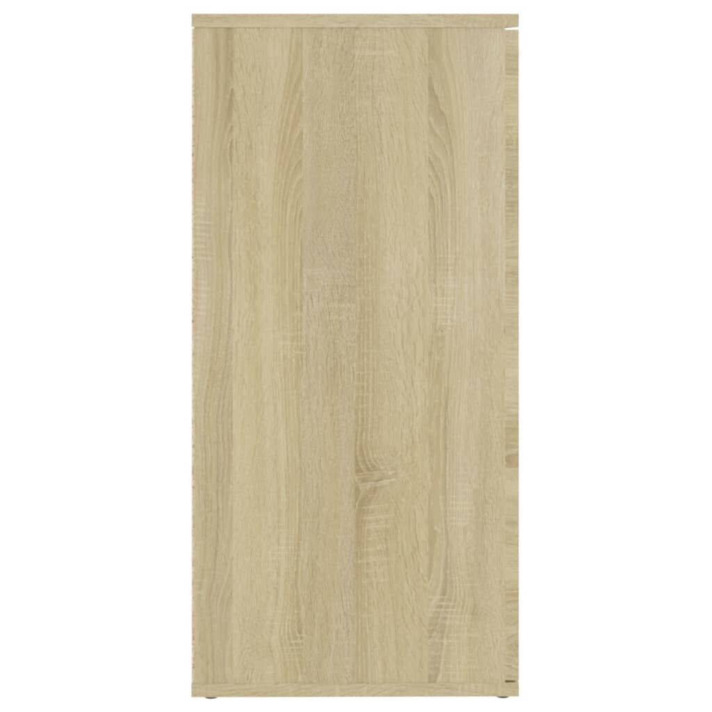 Sideboard Sonoma Oak 160x36x75 cm Engineered Wood Price
