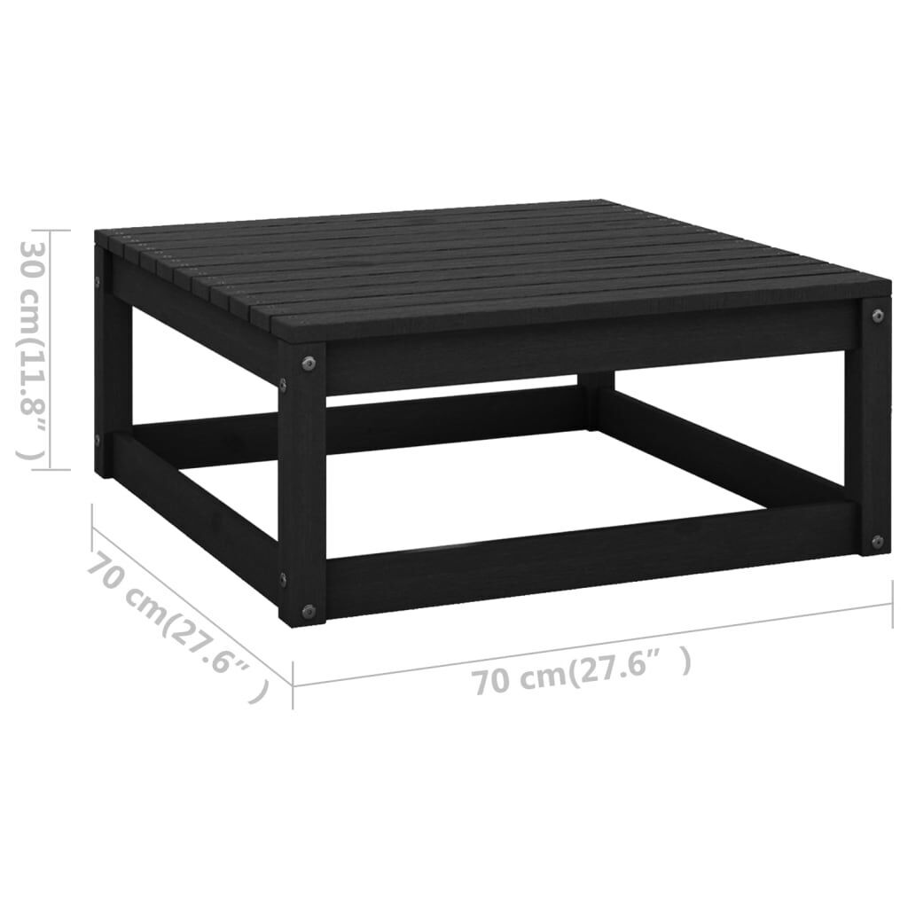 11 Piece Garden Lounge Set Solid Pinewood Price