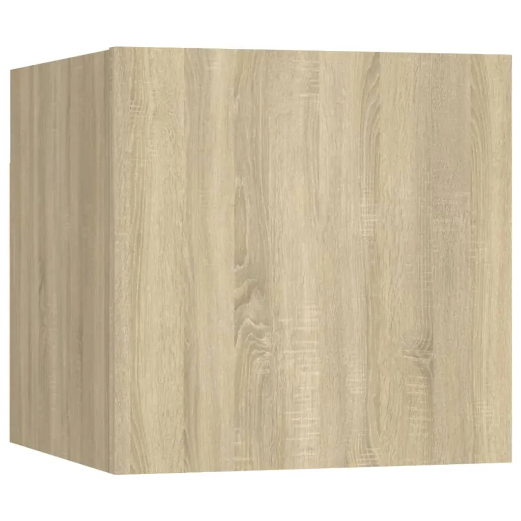 8 Piece TV Cabinet Set Sonoma Oak Engineered Wood Price