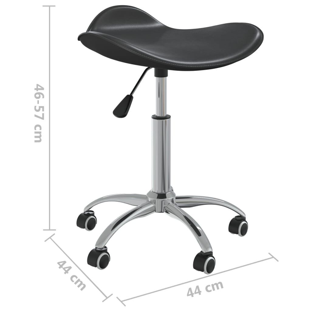 Swivel Dining Chair Black Faux Leather Price