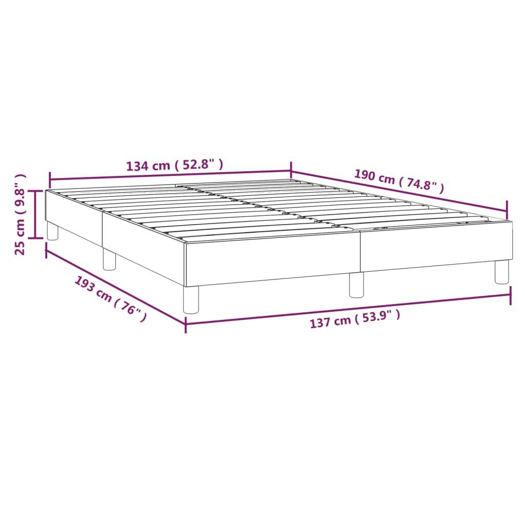 Bed Frame without Mattress Dark Grey Double Velvet Price