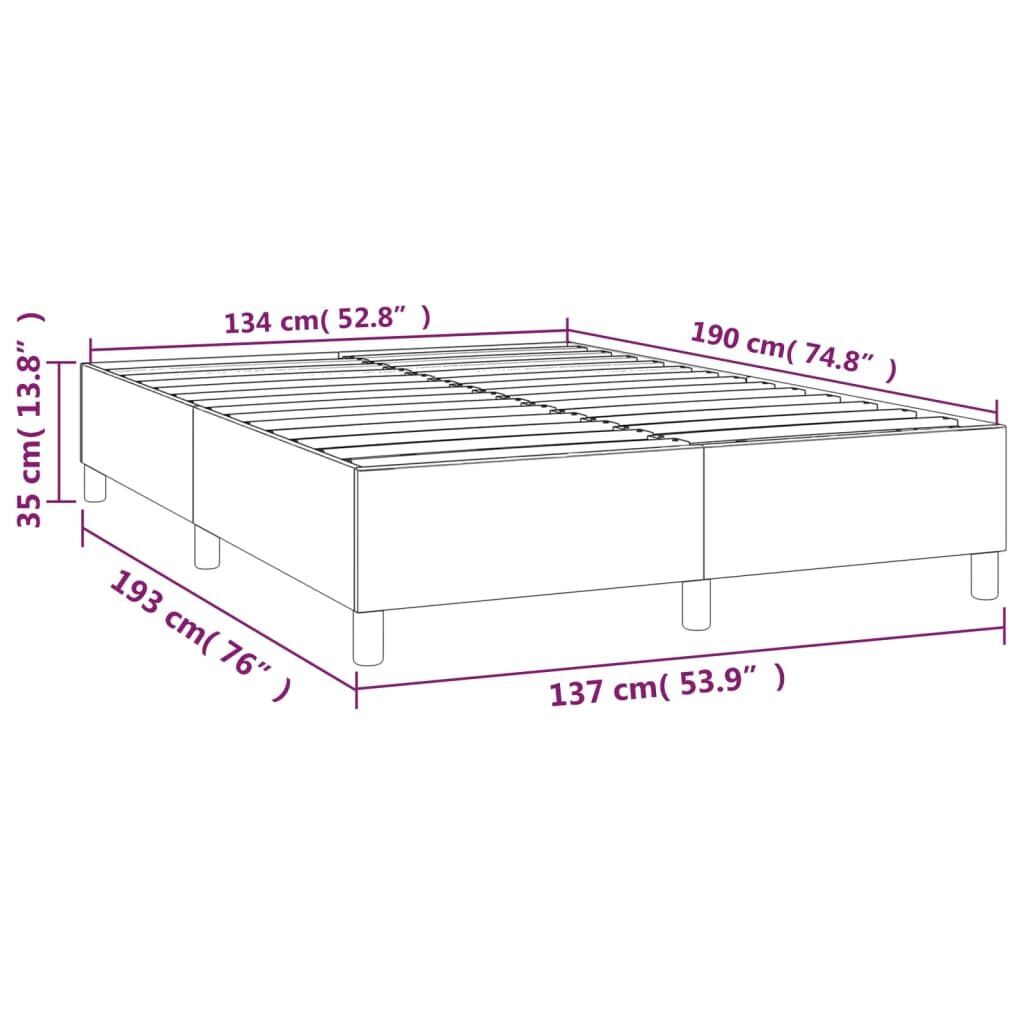 Bed Frame without Mattress Black Double Velvet Price
