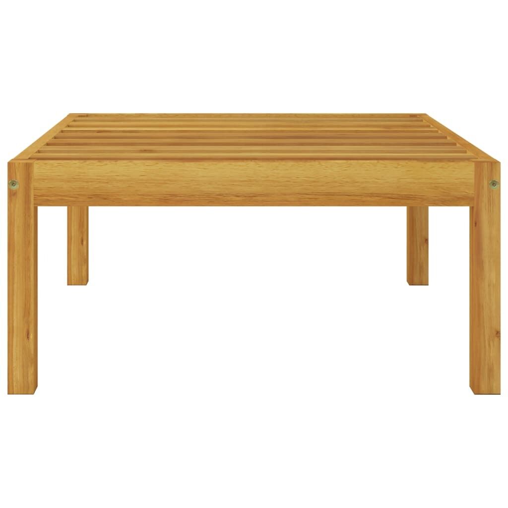 Garden Footstool with Cushion Solid Acacia Wood Price