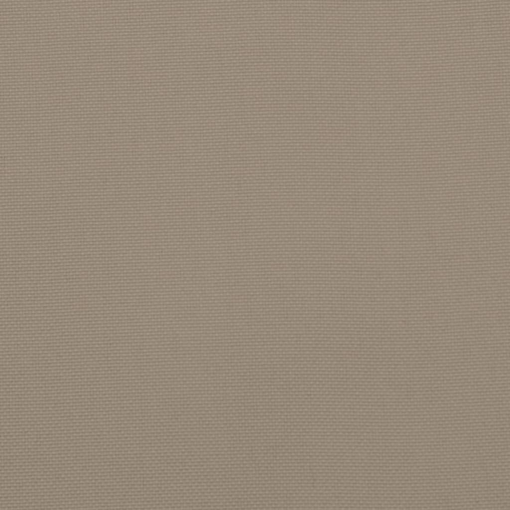 Sun Lounger Cushion Taupe 200x70x3cm Oxford Fabric Price