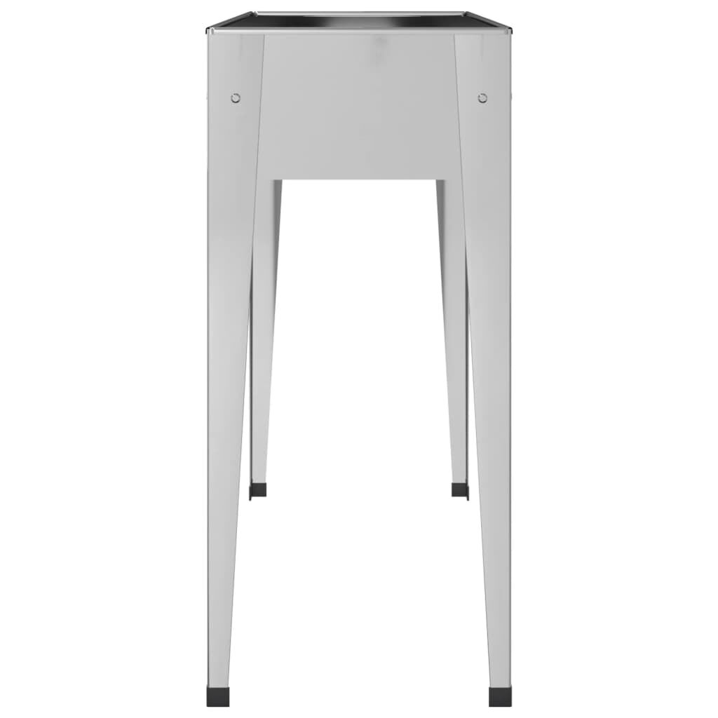 Garden Planters 2 pcs Galvanised Steel Price