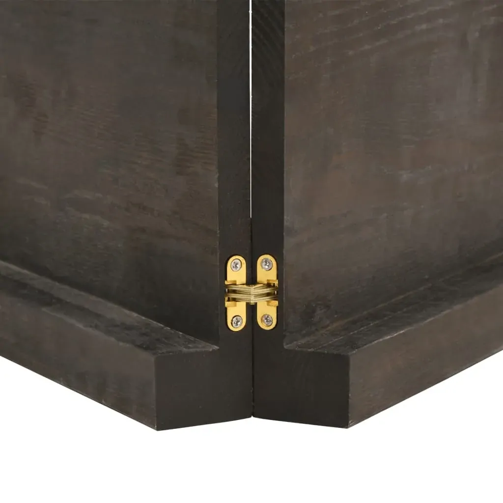 Bathroom Countertop Dark Brown 120x60x6 cm Treated Solid Wood Price