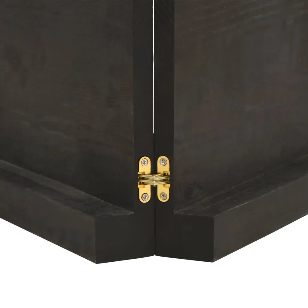 Table Top Dark Brown 120x60x6 cm Treated Solid Wood Oak Price