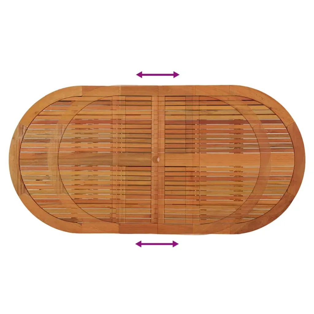 Garden Table 200x100x75 cm Solid Wood Eucalyptus Price