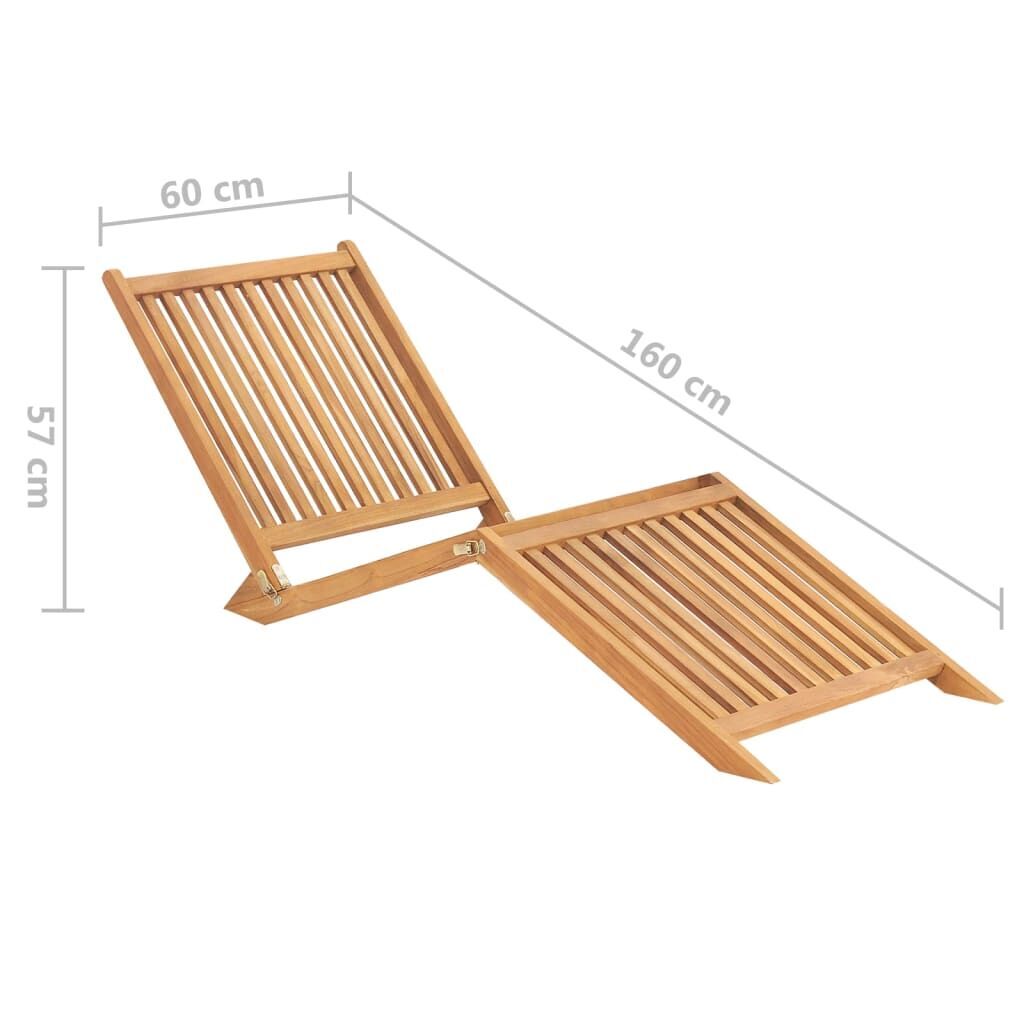 Sun Lounger Solid Teak Wood Price