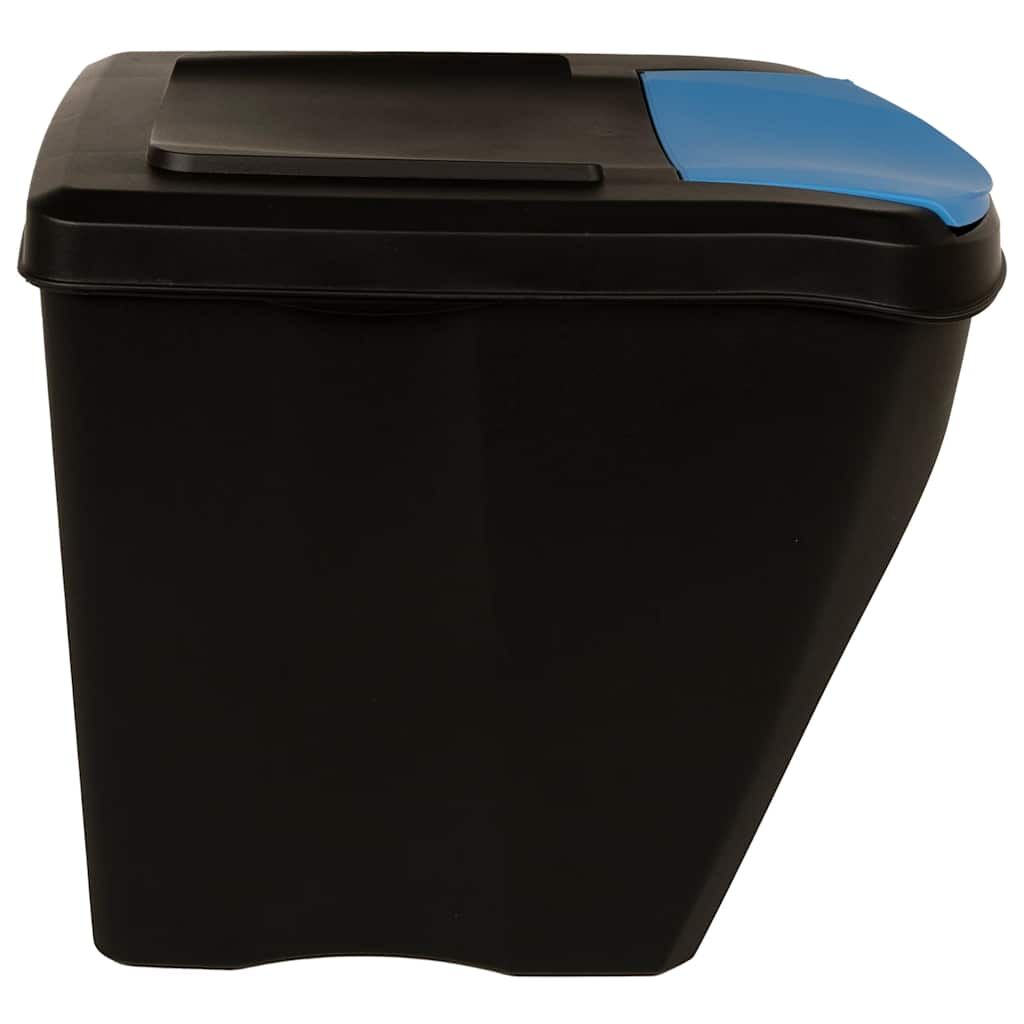 Stackable Garbage Bin Boxes 3 pcs Anthracite 75 L Polypropylene Price