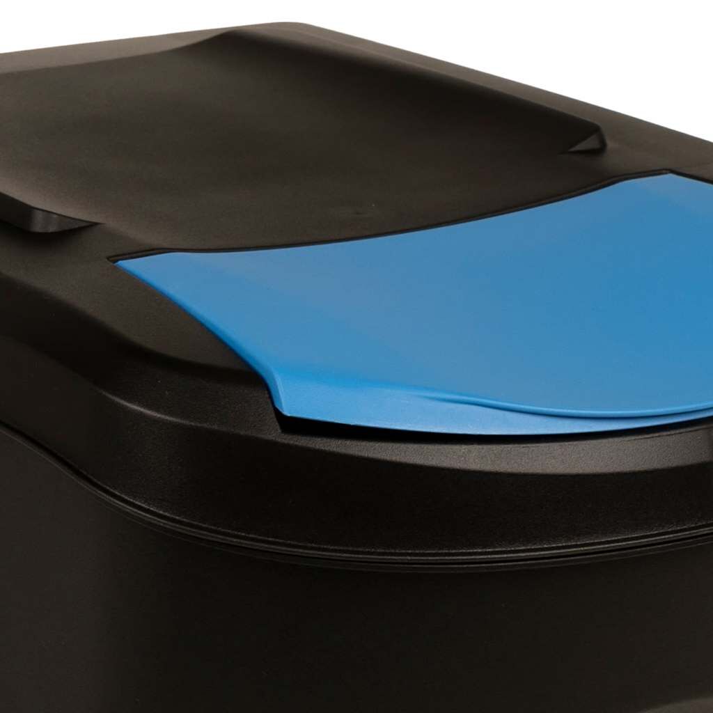 Stackable Garbage Bin Boxes 4 pcs Anthracite 100 L Polypropylene Price