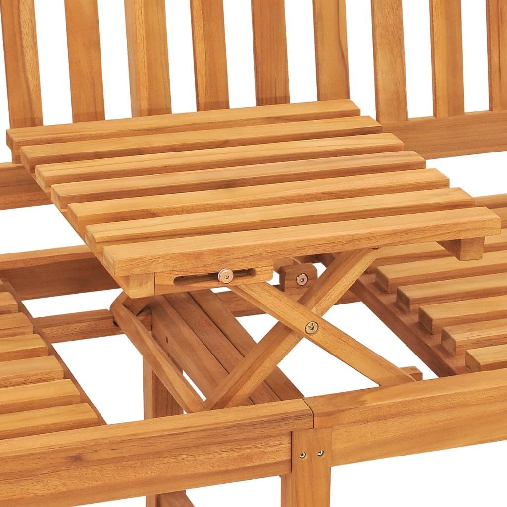 3-Seater Garden Bench with Table 150 cm Solid Teak Wood Price