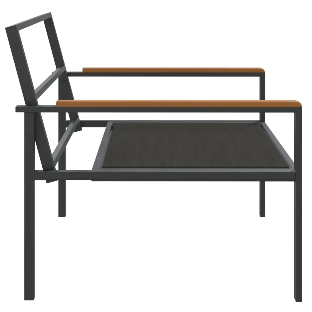 4 Piece Garden Lounge Set with Cushions Anthracite Steel Price