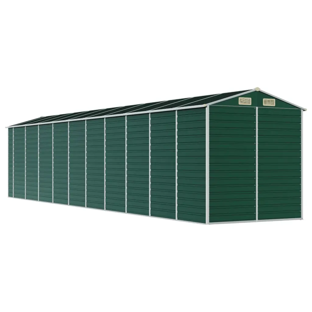 Garden Shed Green 191x895x198 cm Galvanised Steel Price