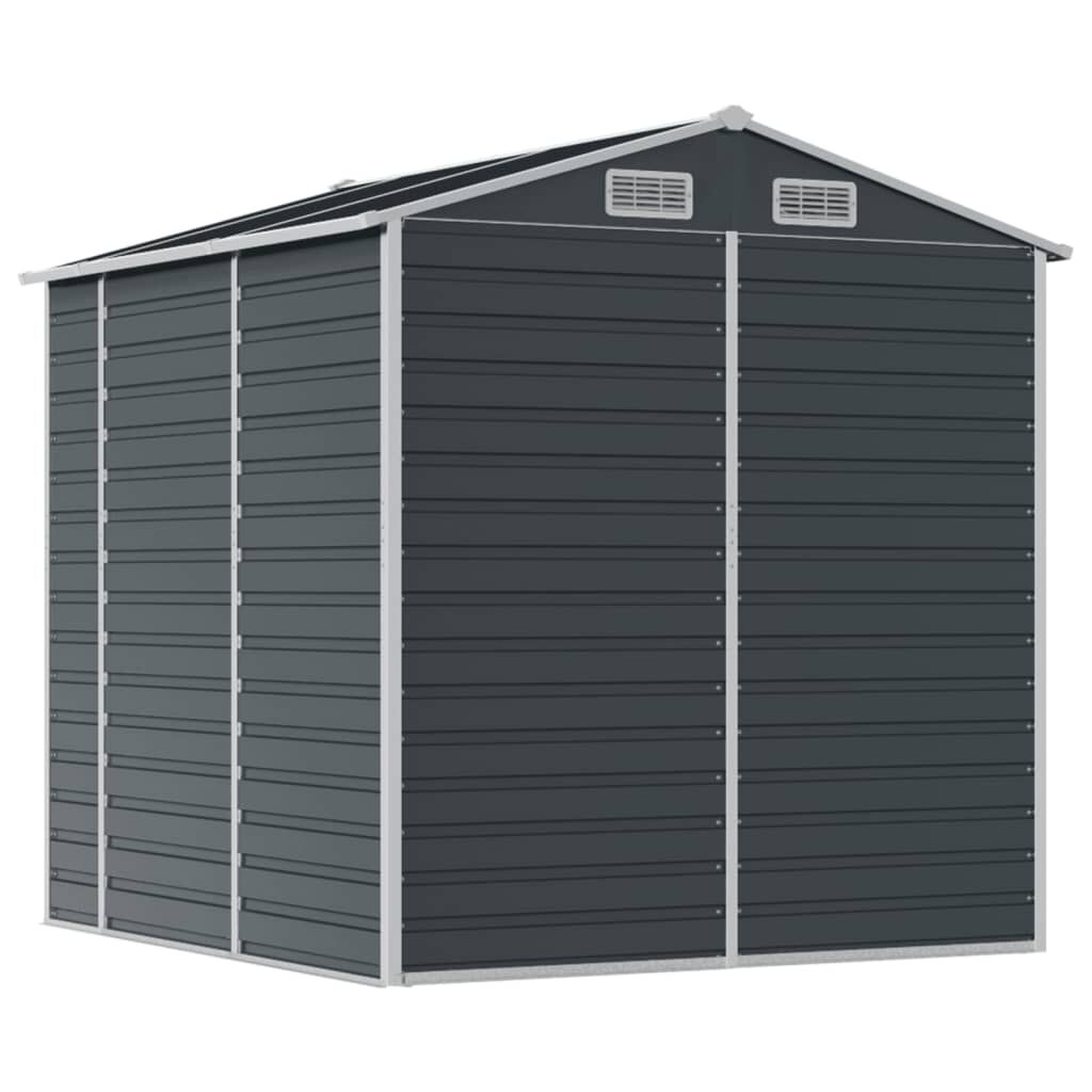 Garden Shed Anthracite 191x215x198 cm Galvanised Steel Price