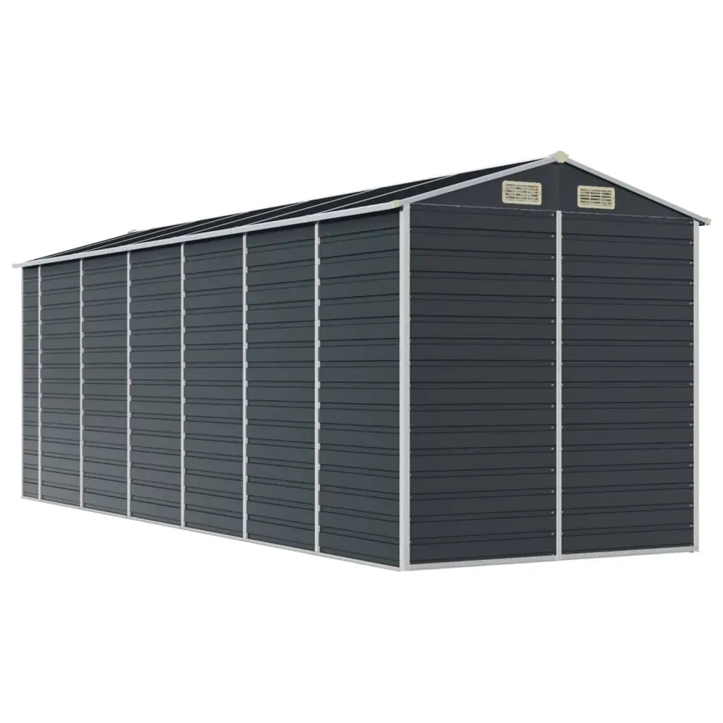 Garden Shed Anthracite 191x555x198 cm Galvanised Steel Price