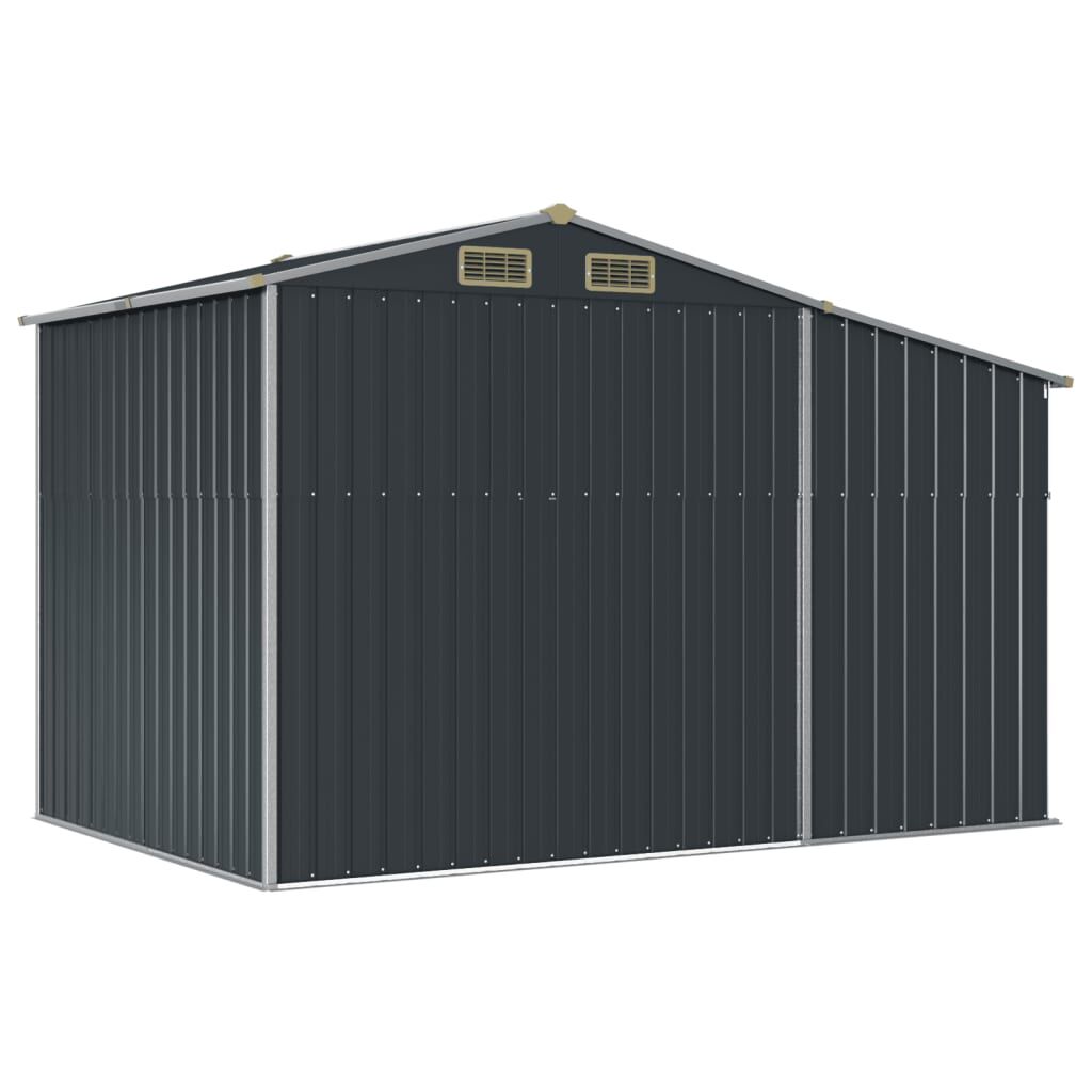 Garden Shed Anthracite 277x192.5x179 cm Galvanised Steel Price