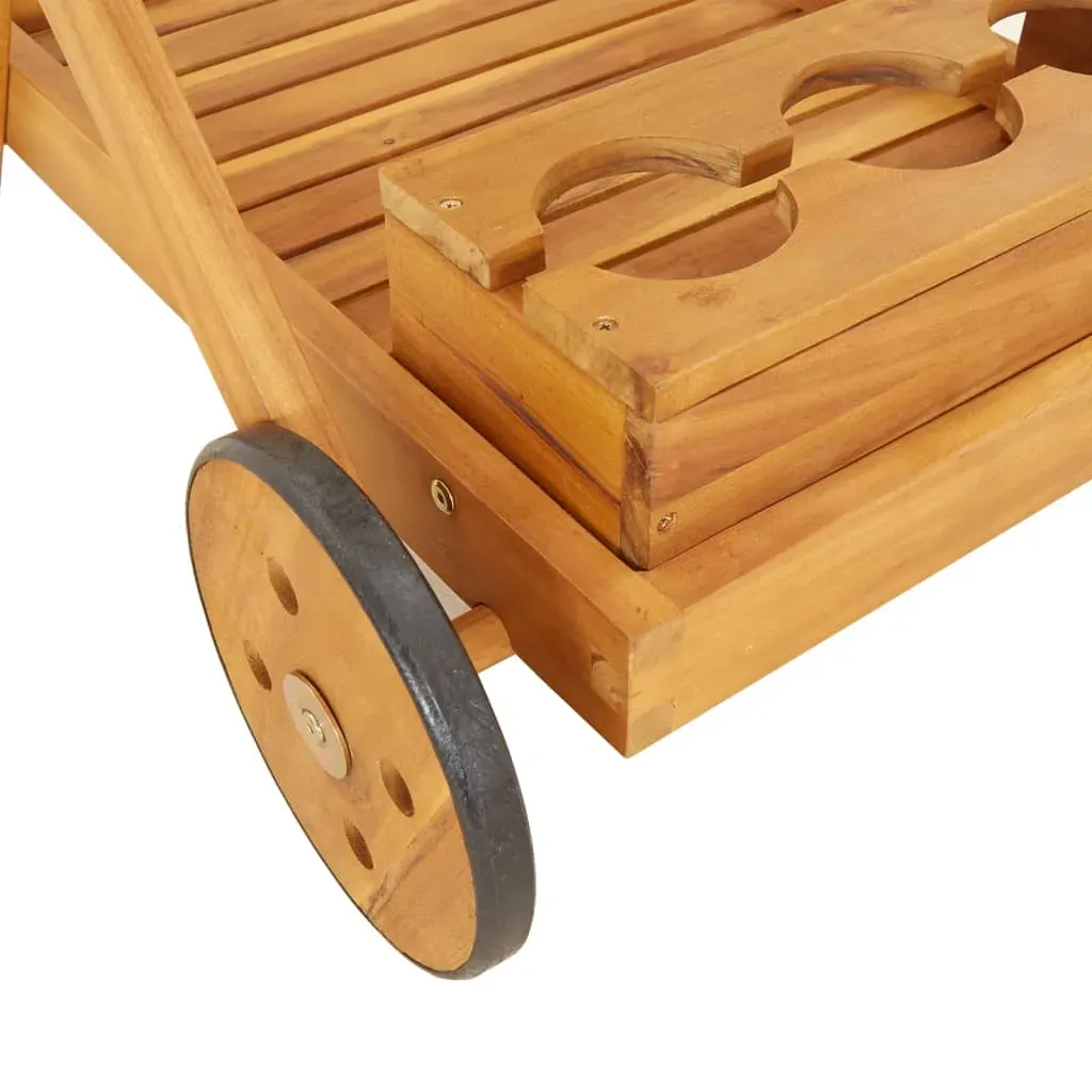 Tea Trolley 54x87x90 cm Solid Wood Acacia Price