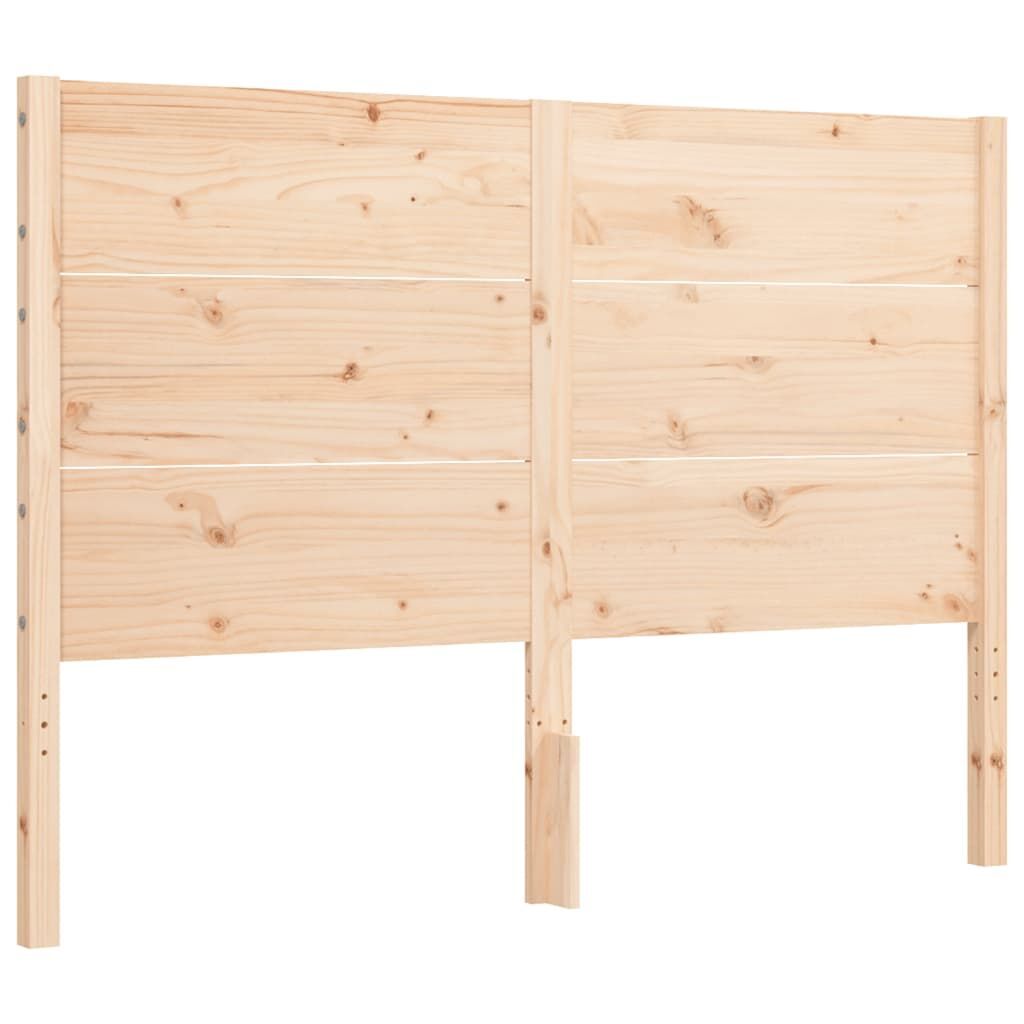 Bed Frame without Mattress 135x190 cm Solid Wood Price