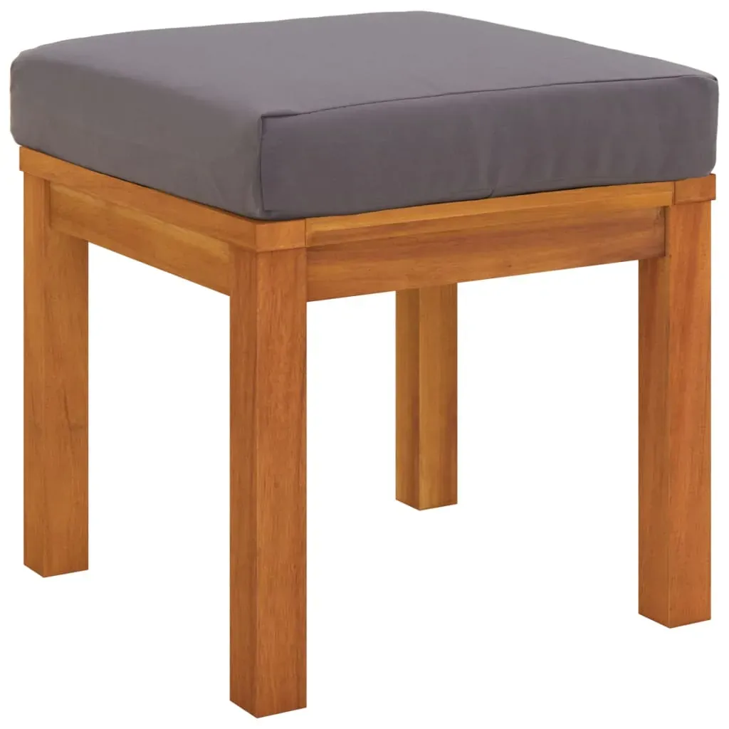3 Piece Garden Dining Set with Cushions Solid Wood Acacia Price