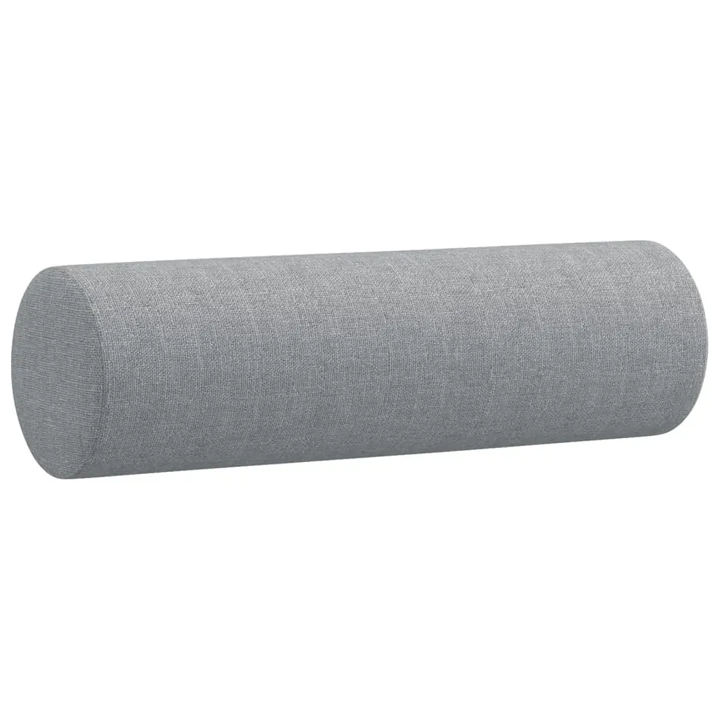 2 Piece Sofa Set with Pillows Light Grey Fabric Price