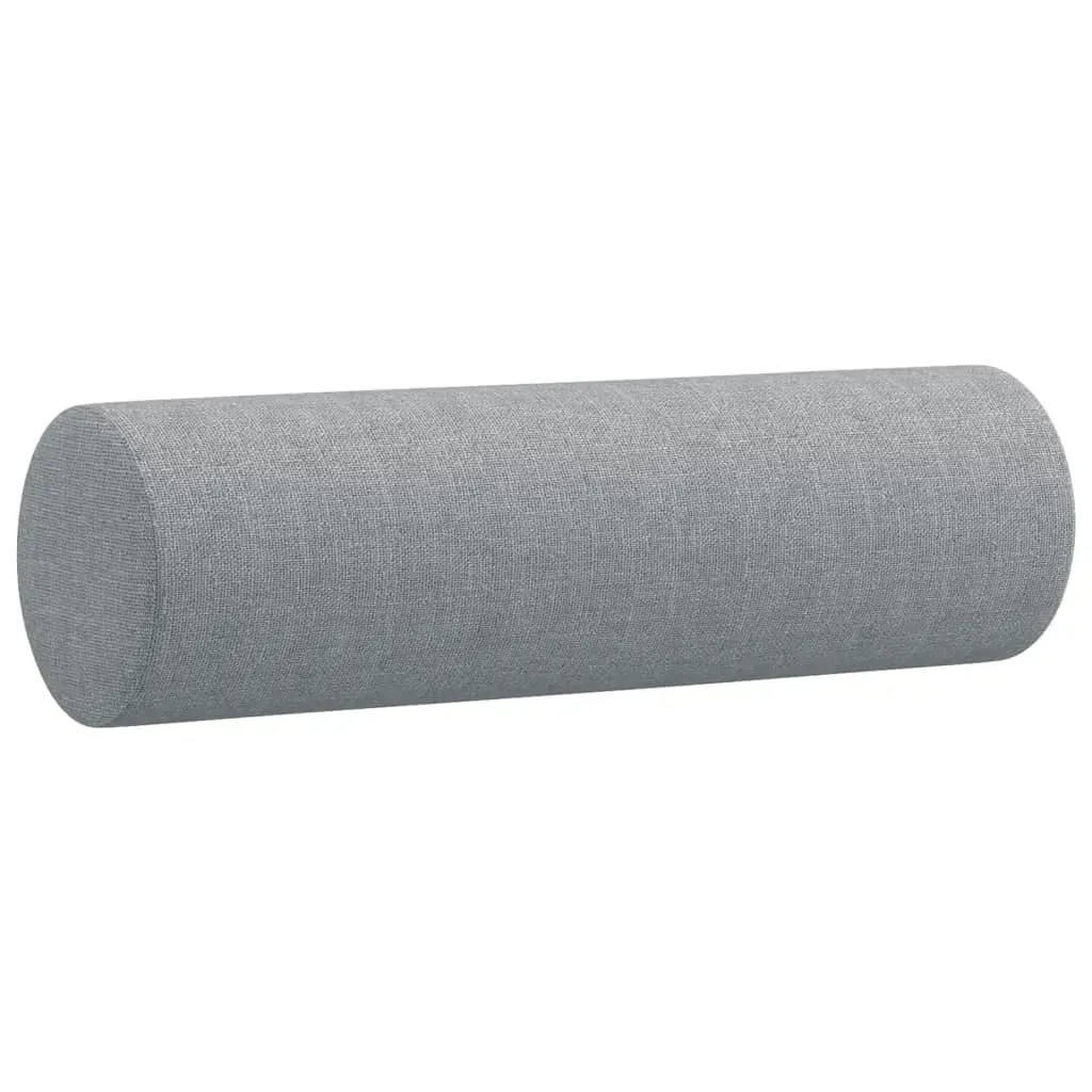 2 Piece Sofa Set with Pillows Light Grey Fabric Price
