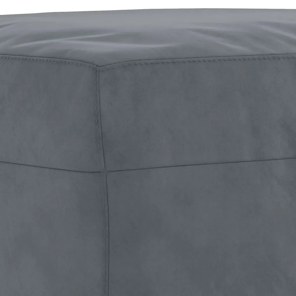 3 Piece Sofa Set Dark Grey Velvet Price