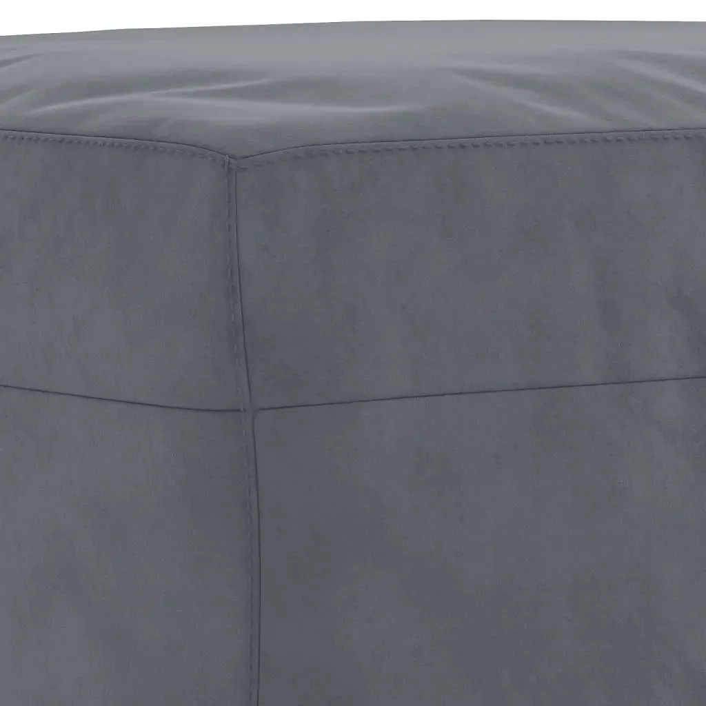 3 Piece Sofa Set Dark Grey Velvet Price