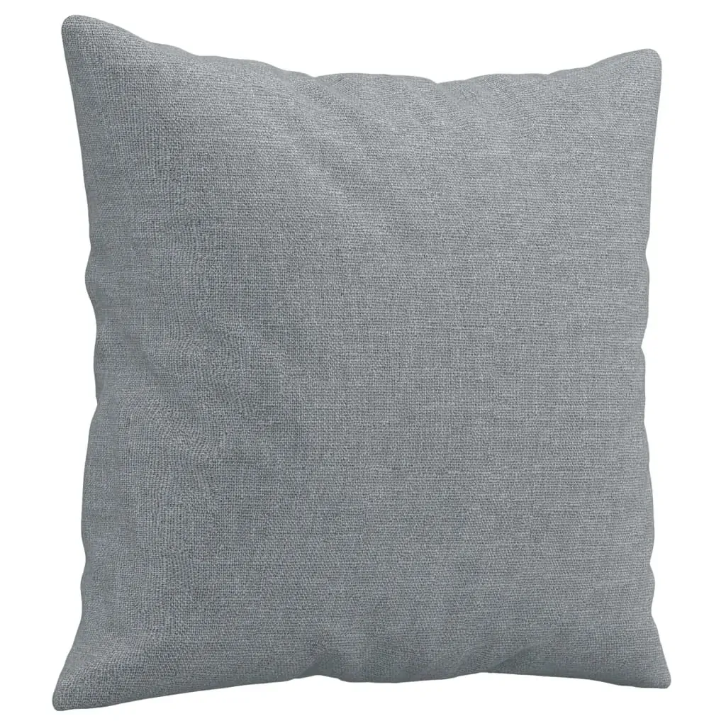 2 Piece Sofa Set with Pillows Light Grey Fabric Price