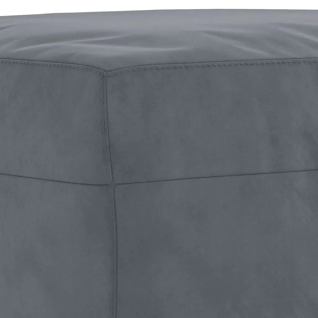 3 Piece Sofa Set with Cushions Dark Grey Velvet Price