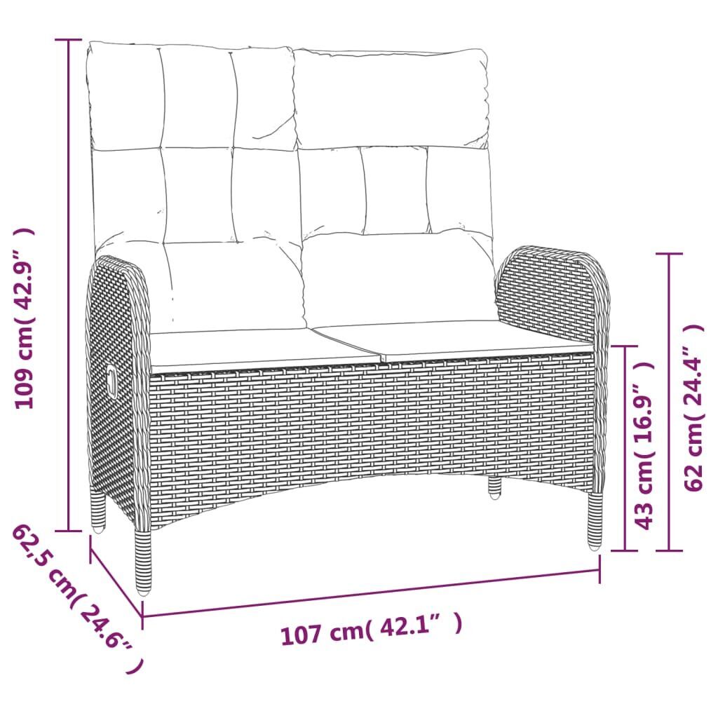 4 Piece Garden Dining Set with Cushions Grey Poly Rattan Price