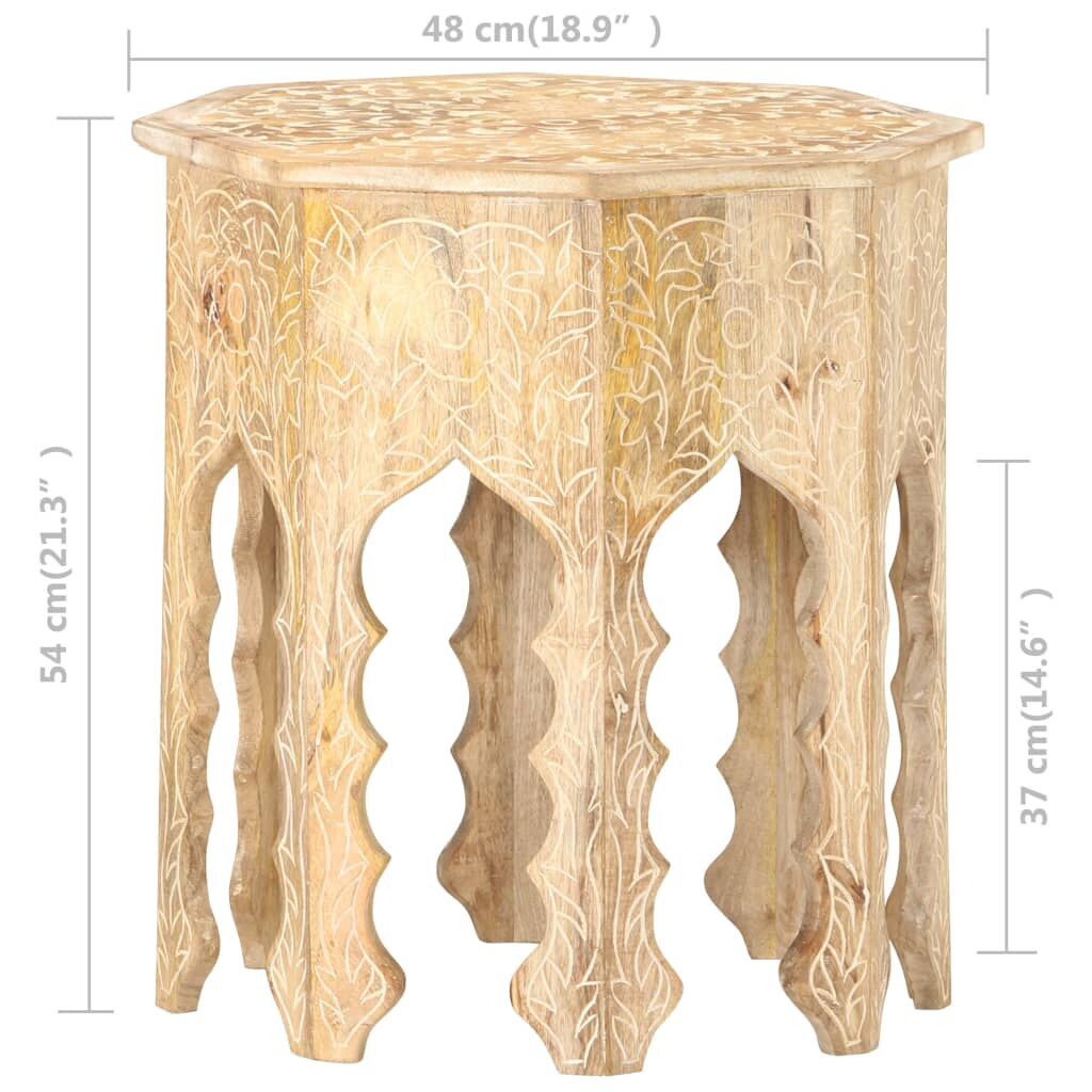 Side Table ?48 cm Solid Mango Wood Price