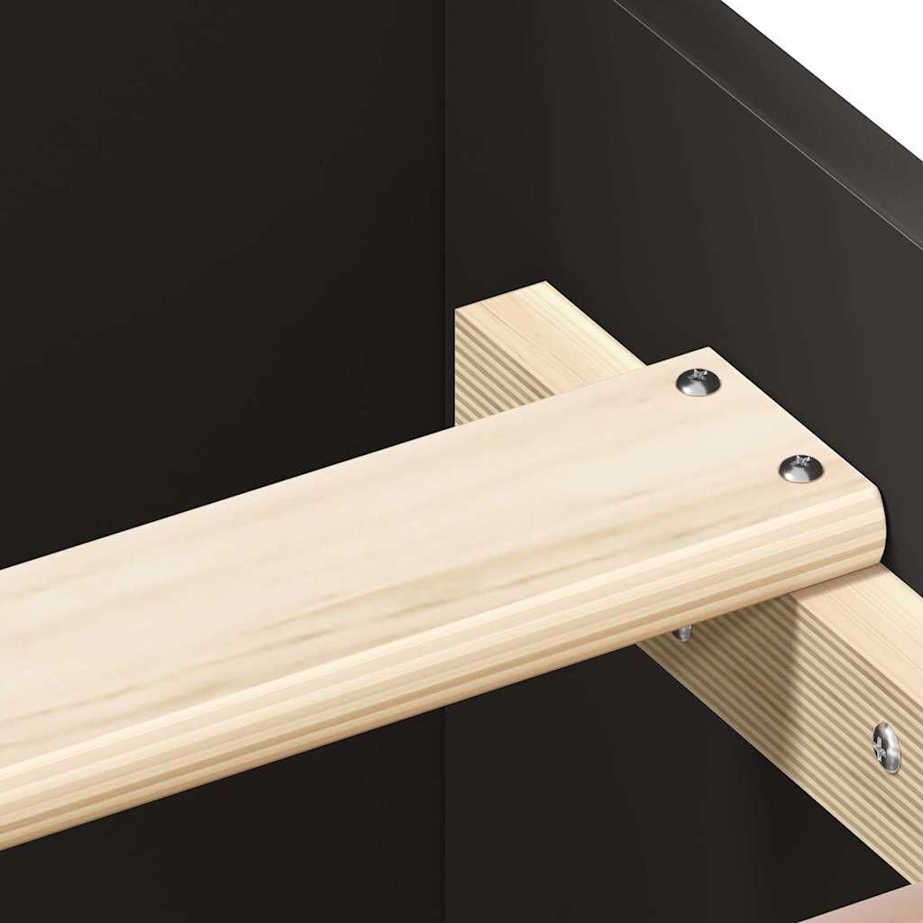 Bed Frame without Mattress Black 150x200 cm Price
