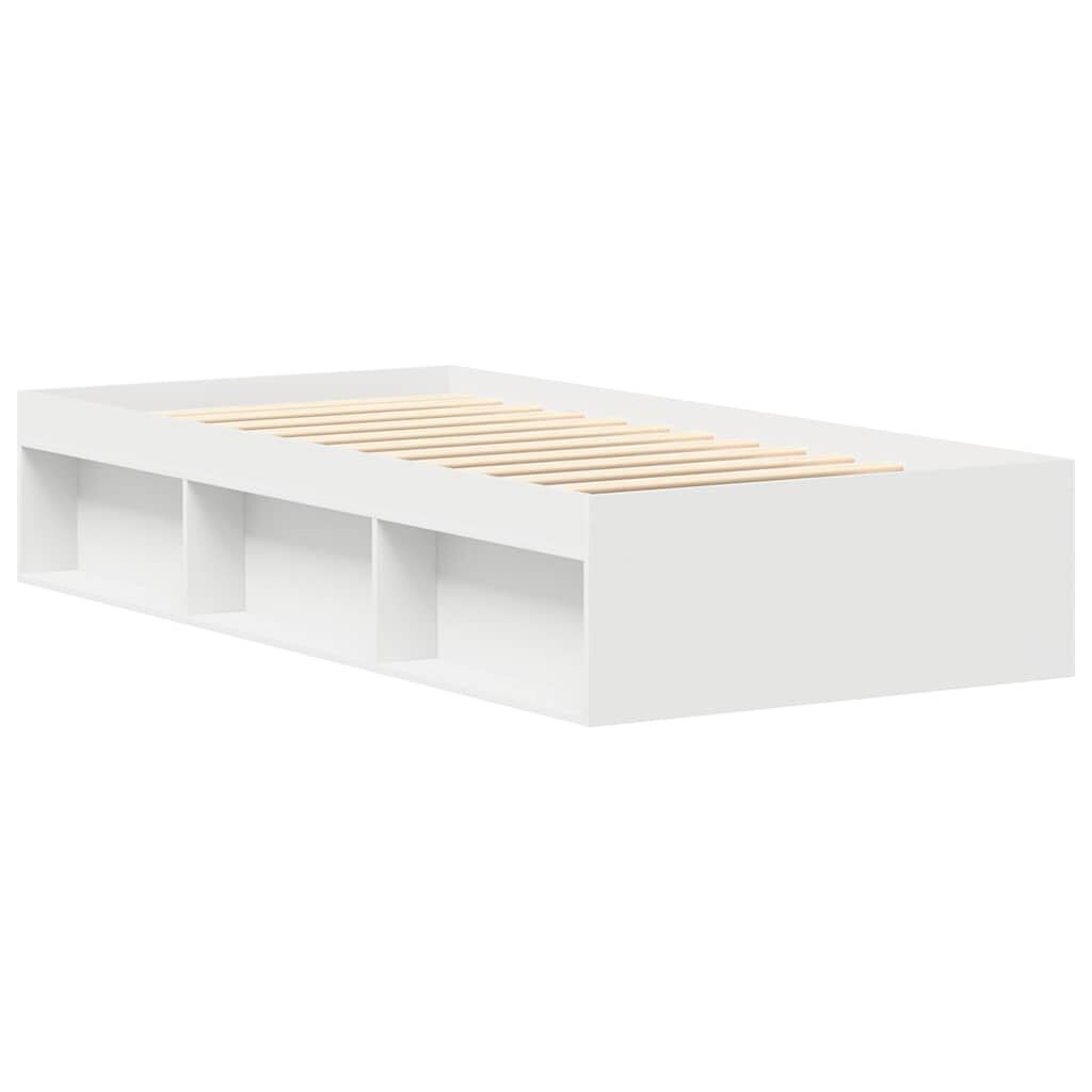 Bed Frame without Mattress White 90x190 cm Price