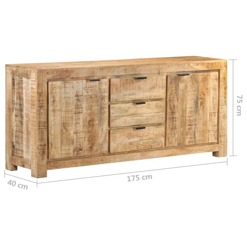 Sideboard 175x40x75 cm Rough Mango Wood Price
