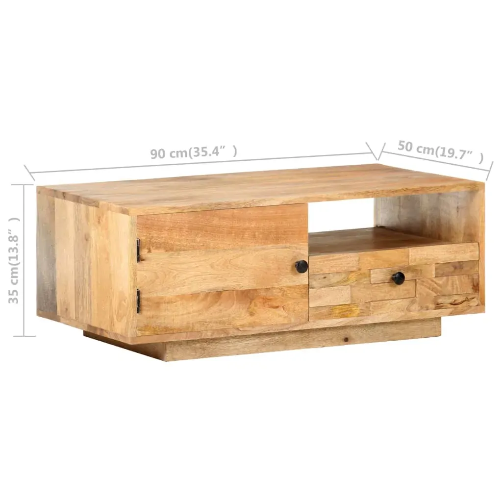 Coffee Table 90x50x35 cm Solid Mango Wood Price