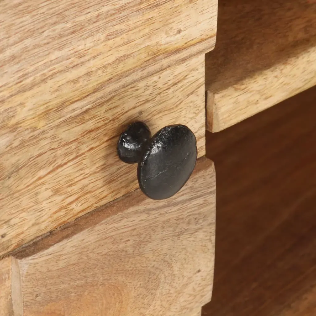 TV Cabinet 116x30x35 cm Solid Mango Wood Price