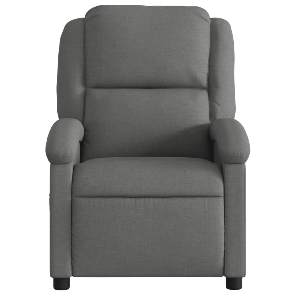 Electric Massage Recliner Chair Dark Grey Fabric Price
