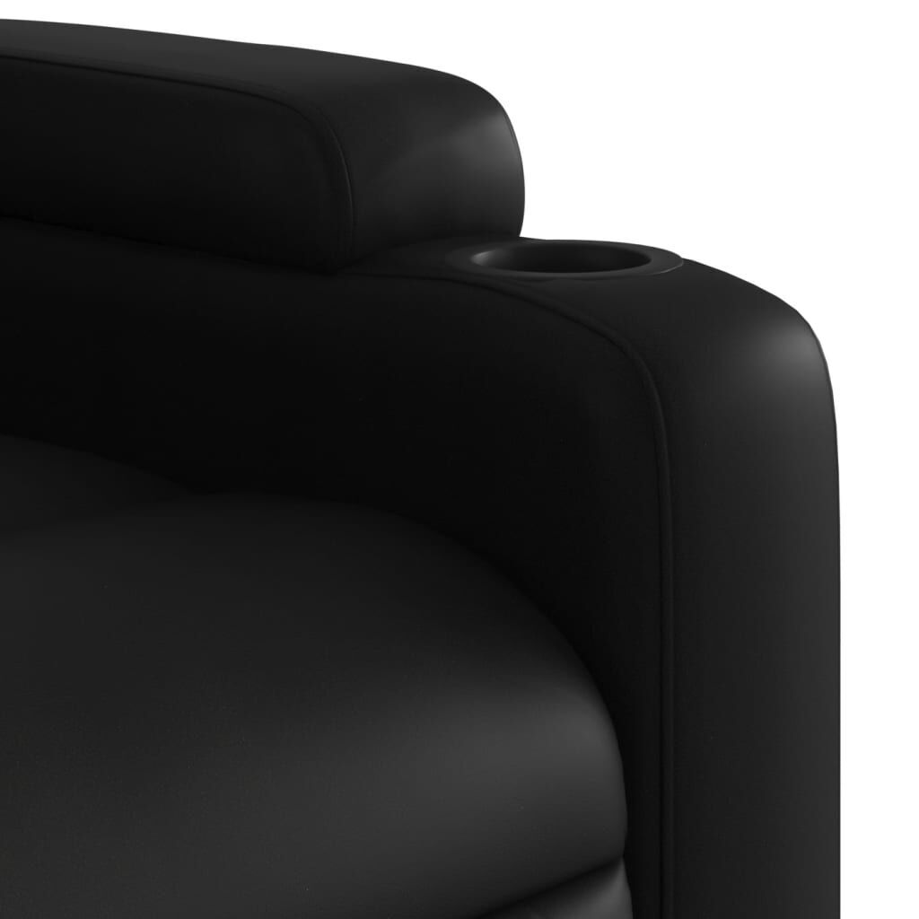 Recliner Chair Black Faux Leather Price