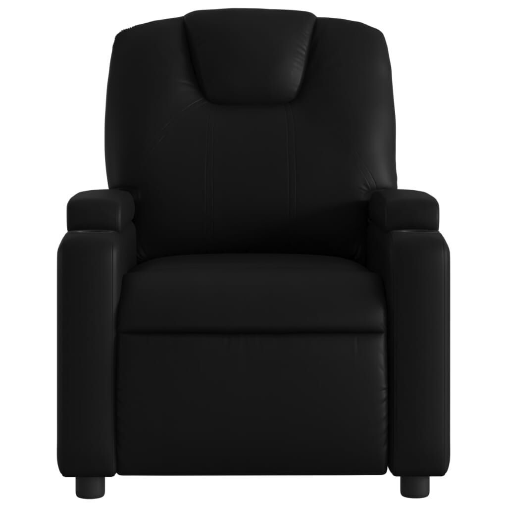 Electric Massage Recliner Chair Black Faux Leather Price