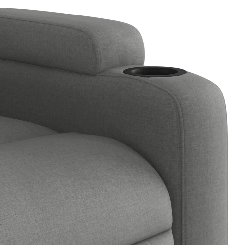 Recliner Chair Dark Grey Fabric Price